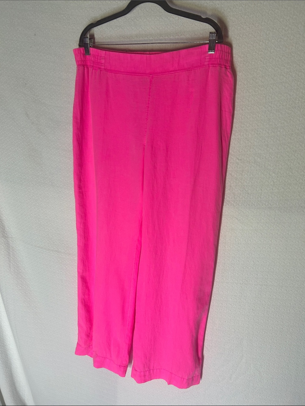 Lilly Pulitzer Hot Pink Linen Wide-Leg Pants